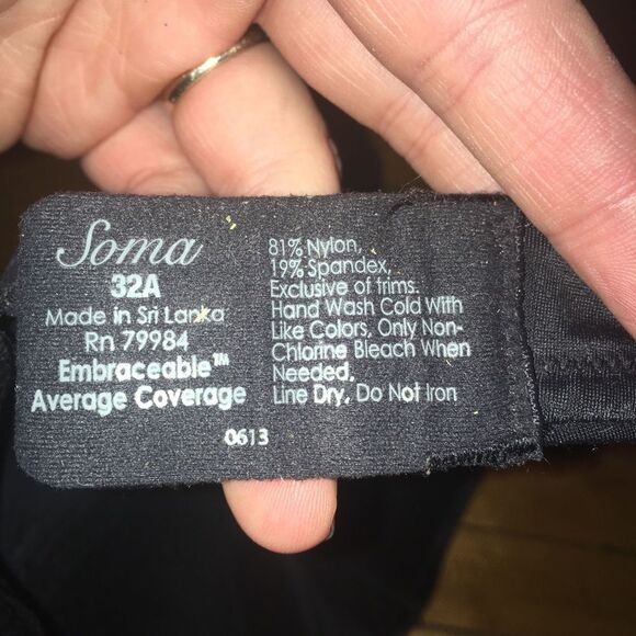 Soma 32A embraceable average coverage bra - Picture 3 of 3